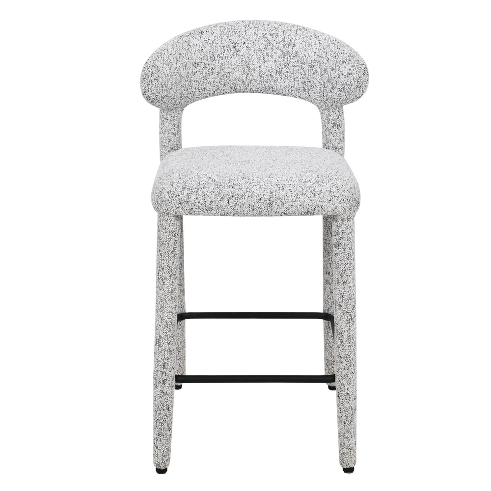 Bar Stool FLAIR, mélange, greyish beige