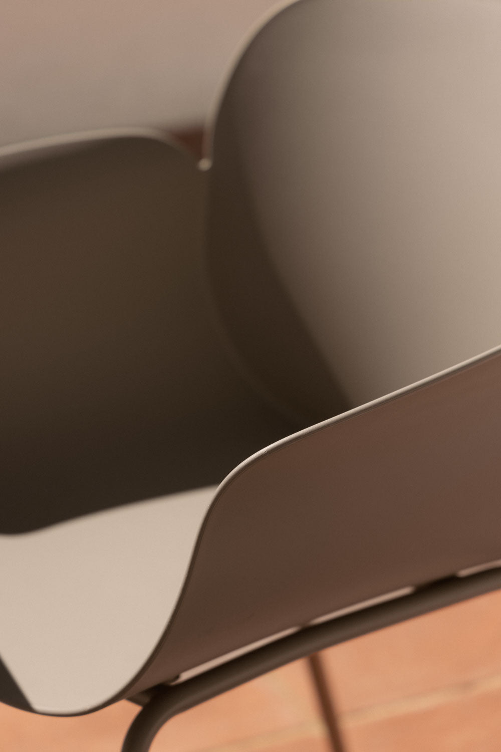 Outdoor chair BOKA, mocha brown