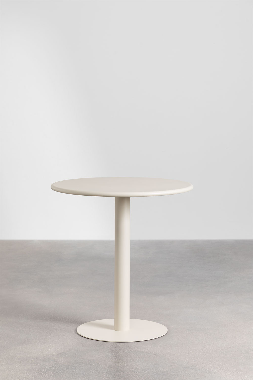 MINTO set, round table and 2 chairs, cream