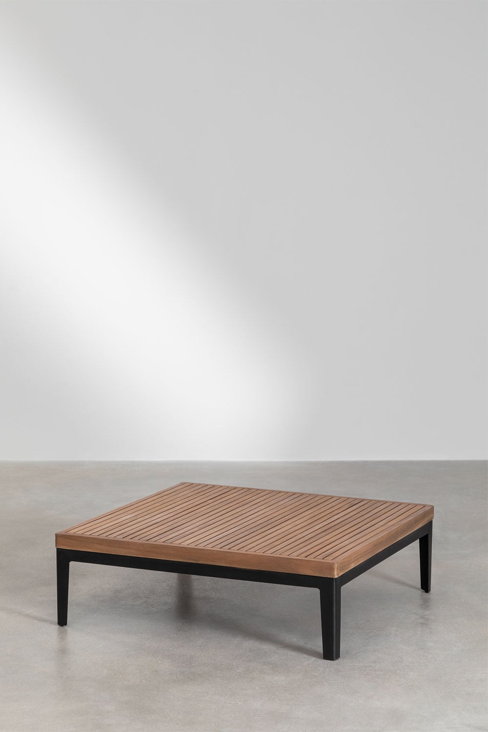 TARANIS outdoor coffee table, square, black