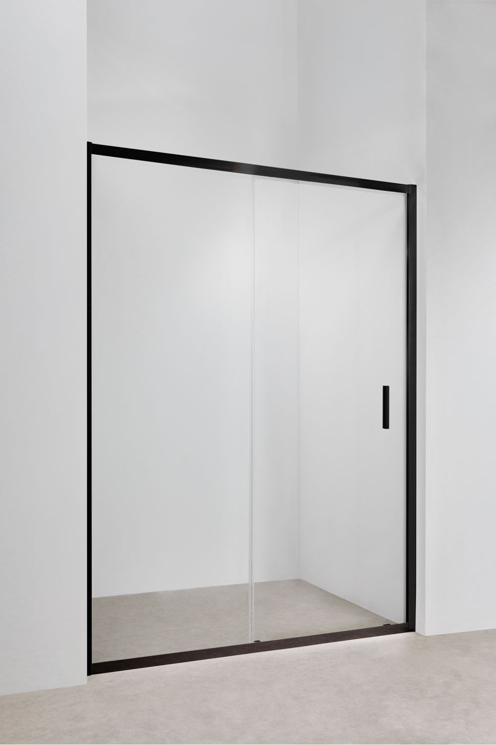 Dušo sienelė SAREORA, juoda 150 cm