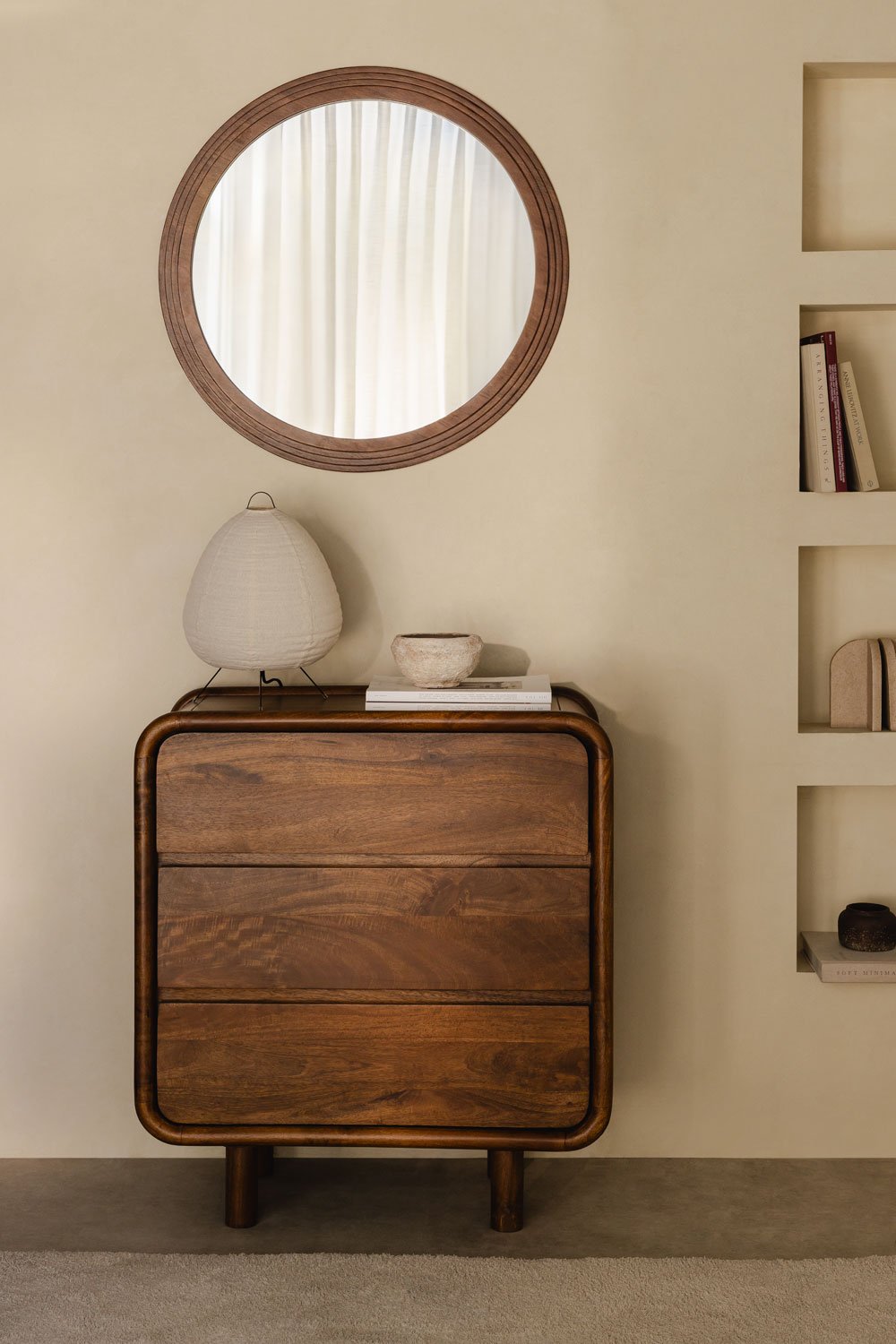 Komoda GITA, tamsi mango mediena