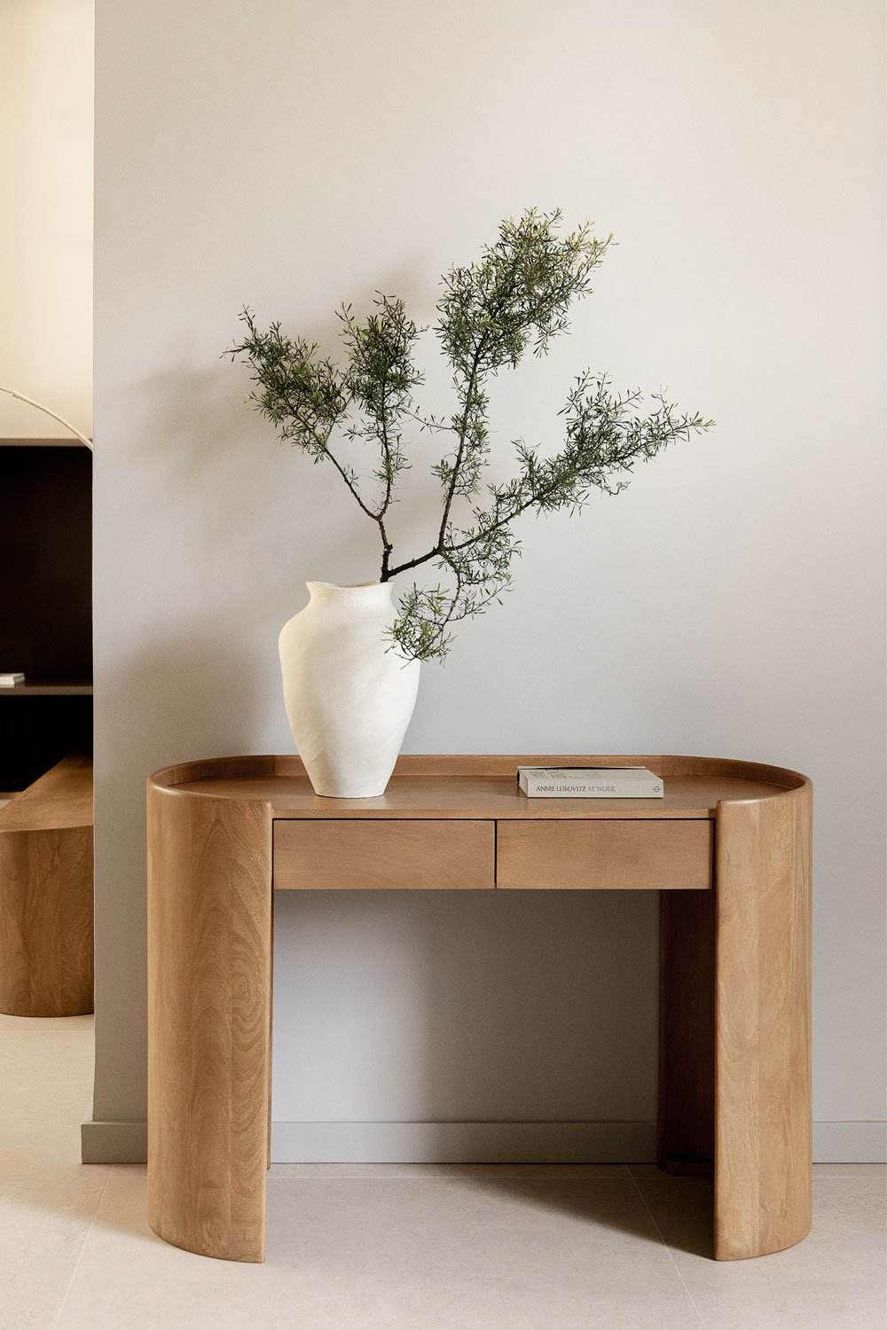 Konsolė SIDNEY iš mango medienos 120x45 cm | namuideja.lt | konsolė