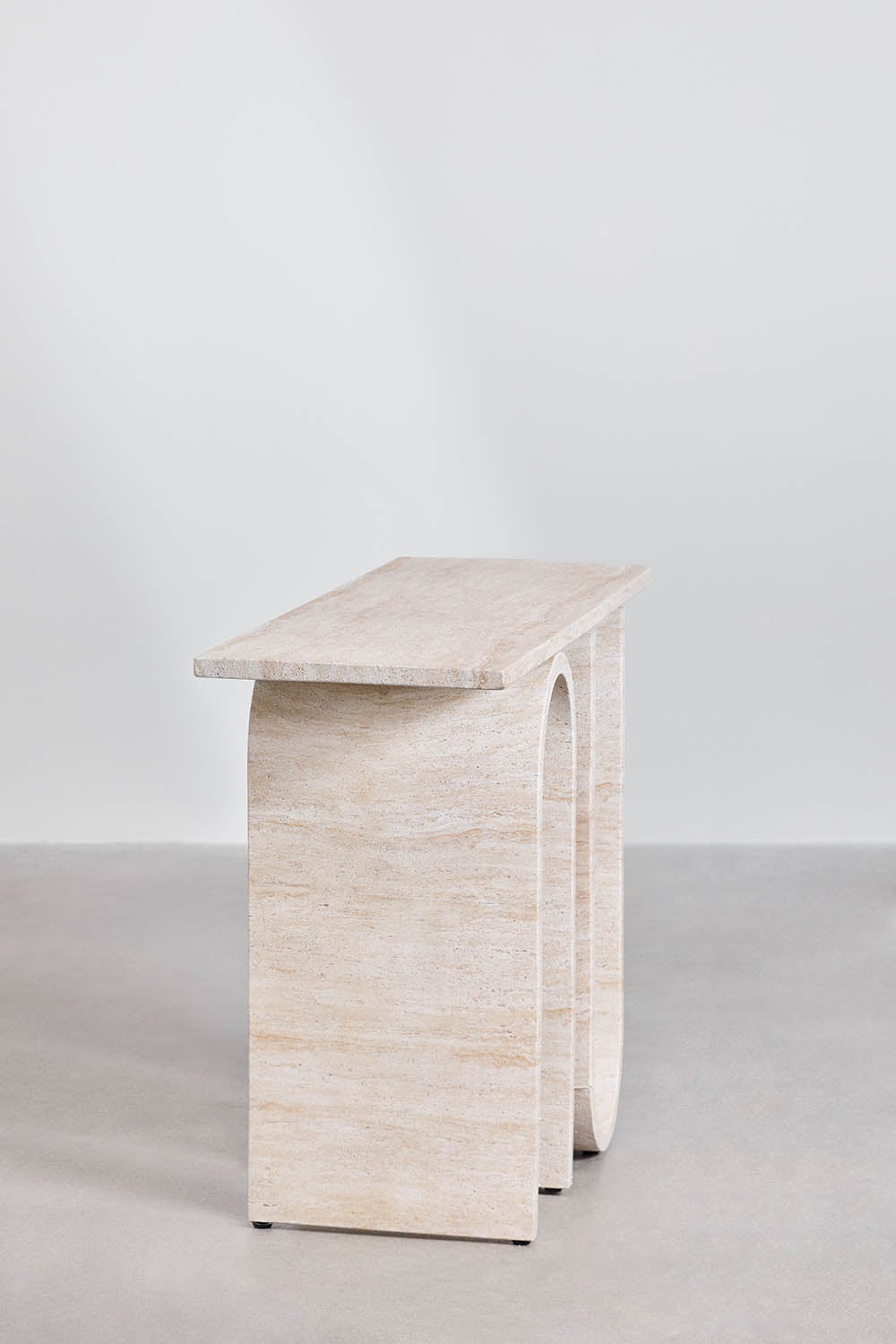 Lauko konsolė KANTERA, travertino efektas