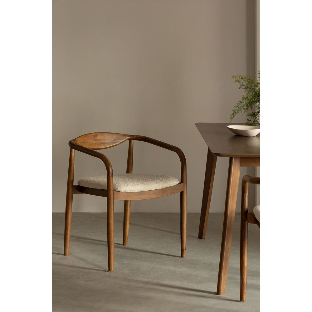 Valgomojo kėdė MALLORY, akacijos mediena