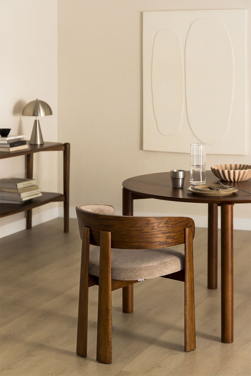 Kėdė OLENA, rusvas audinys