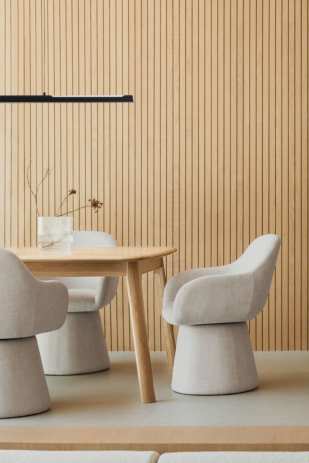 Valgomojo kėdė ENRIKE, kreminė