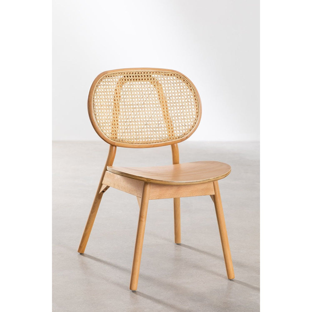 Valgomojo kėdė AFRICA, natūrali