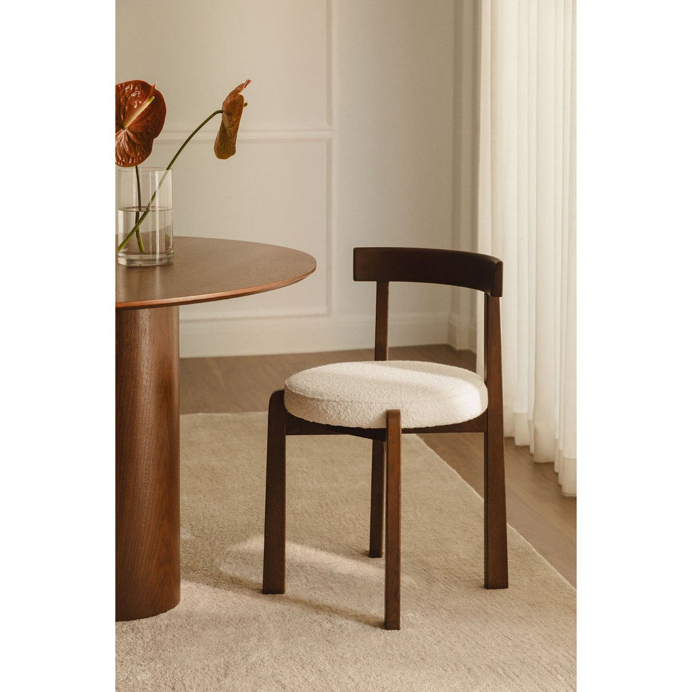 Valgomojo kėdė MONA, bouclé audinys