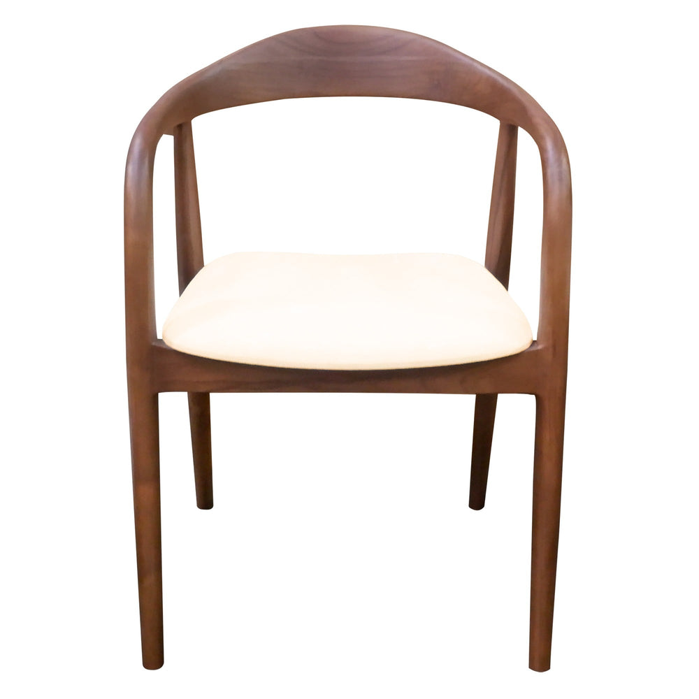 Dining Chair LISTEL 2.0, walnut/cream