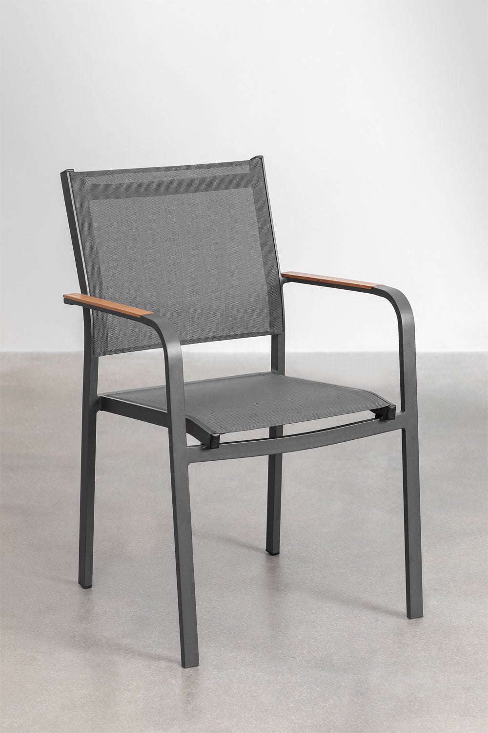 Outdoor chair FERRO, Graphite grey