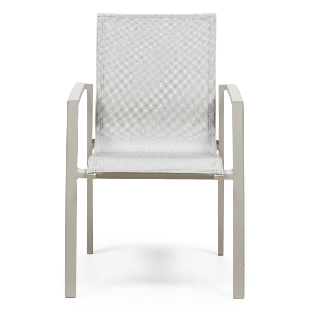 Outdoor chair CASINO, aluminum, sand