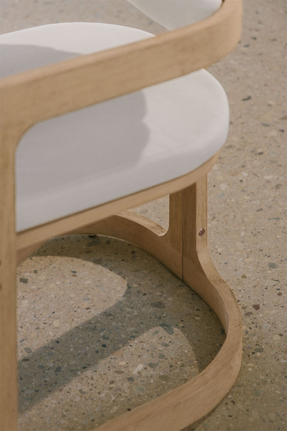 EUKAS Outdoor chair, light eucalyptus