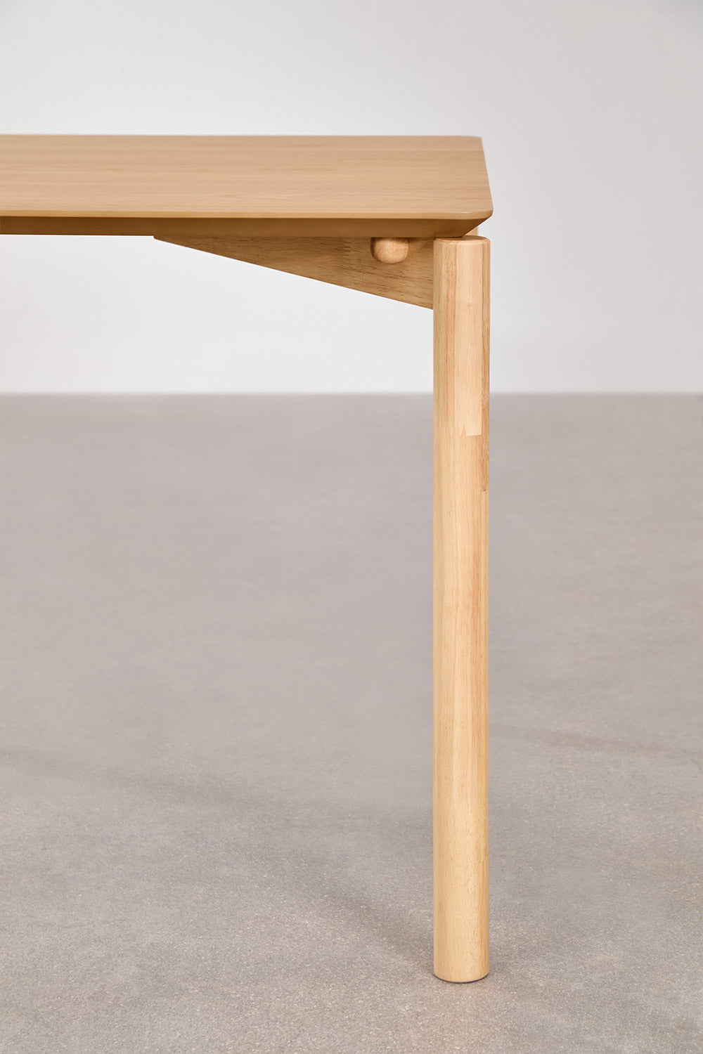 Valgomojo stalas MODEL, 90x90 cm, ąžuolo spalvos