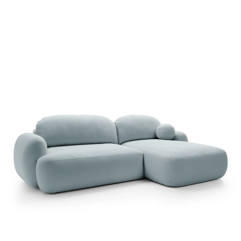Kampinė sofa MEIDA, tamsiai mėlyna
