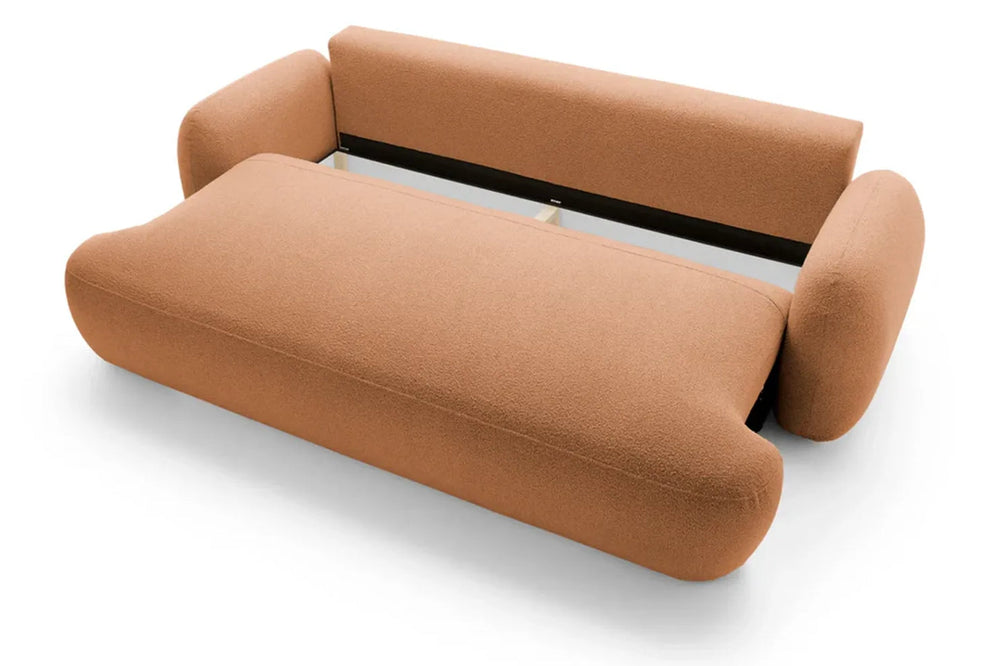 Sofa MEIDA su miego funkcija, bouclé terra