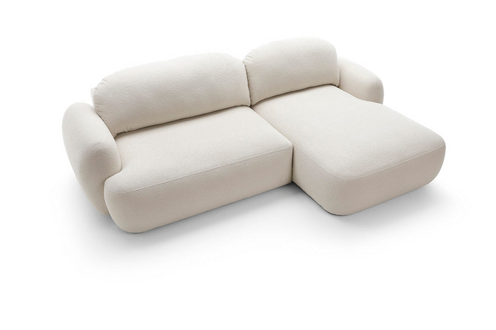 Kampinė sofa MEIDA, kreminė