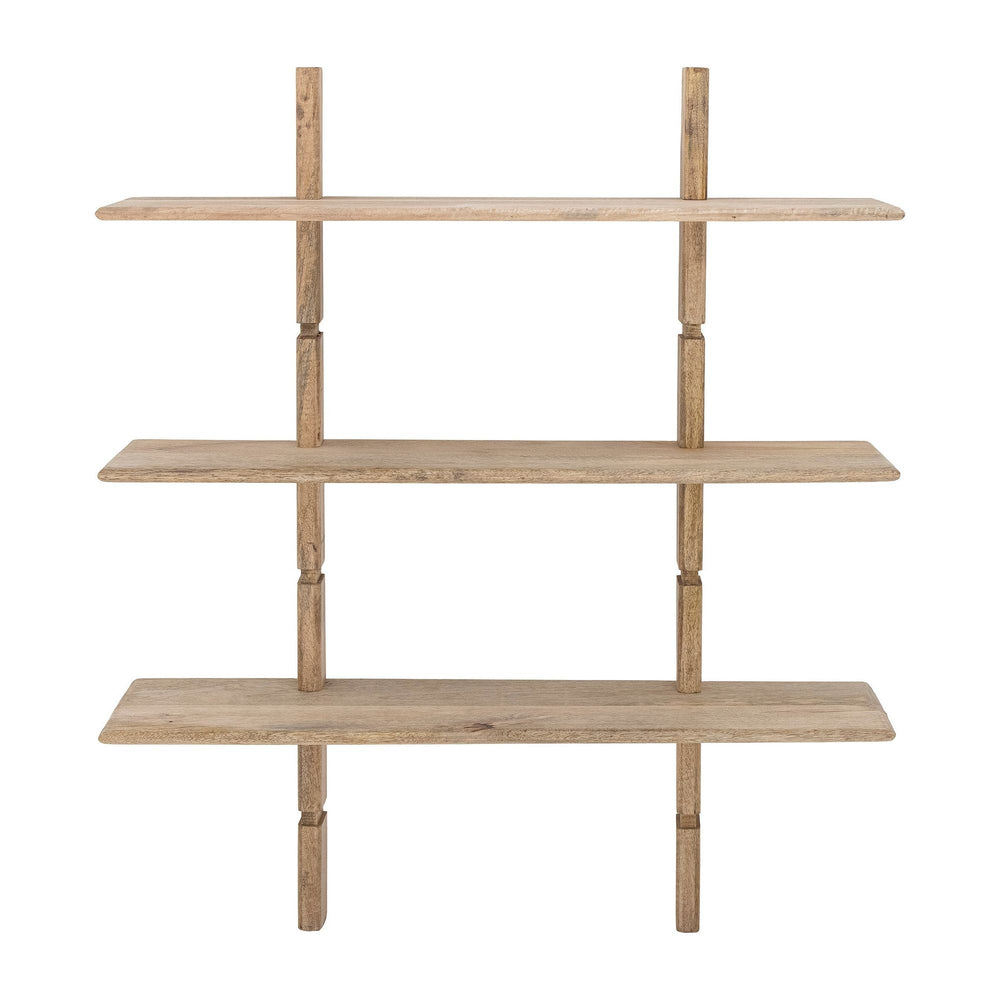 "Millian" atvira lentyna, natūrali spalva, mango mediena - Namų Idėja