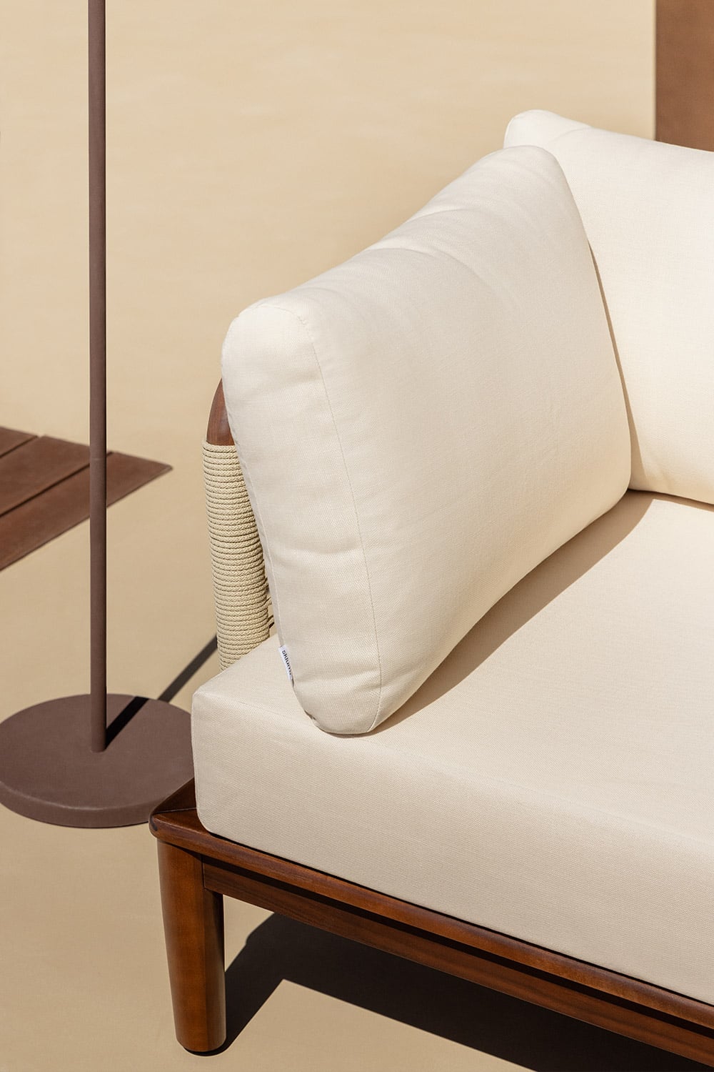 Outdoor Sofa Module MODENA, Dark Acacia Brown
