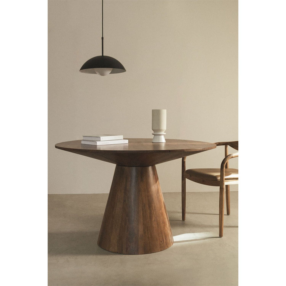 WEYMARA valgomojo stalas, mango mediena (Ø120 cm)