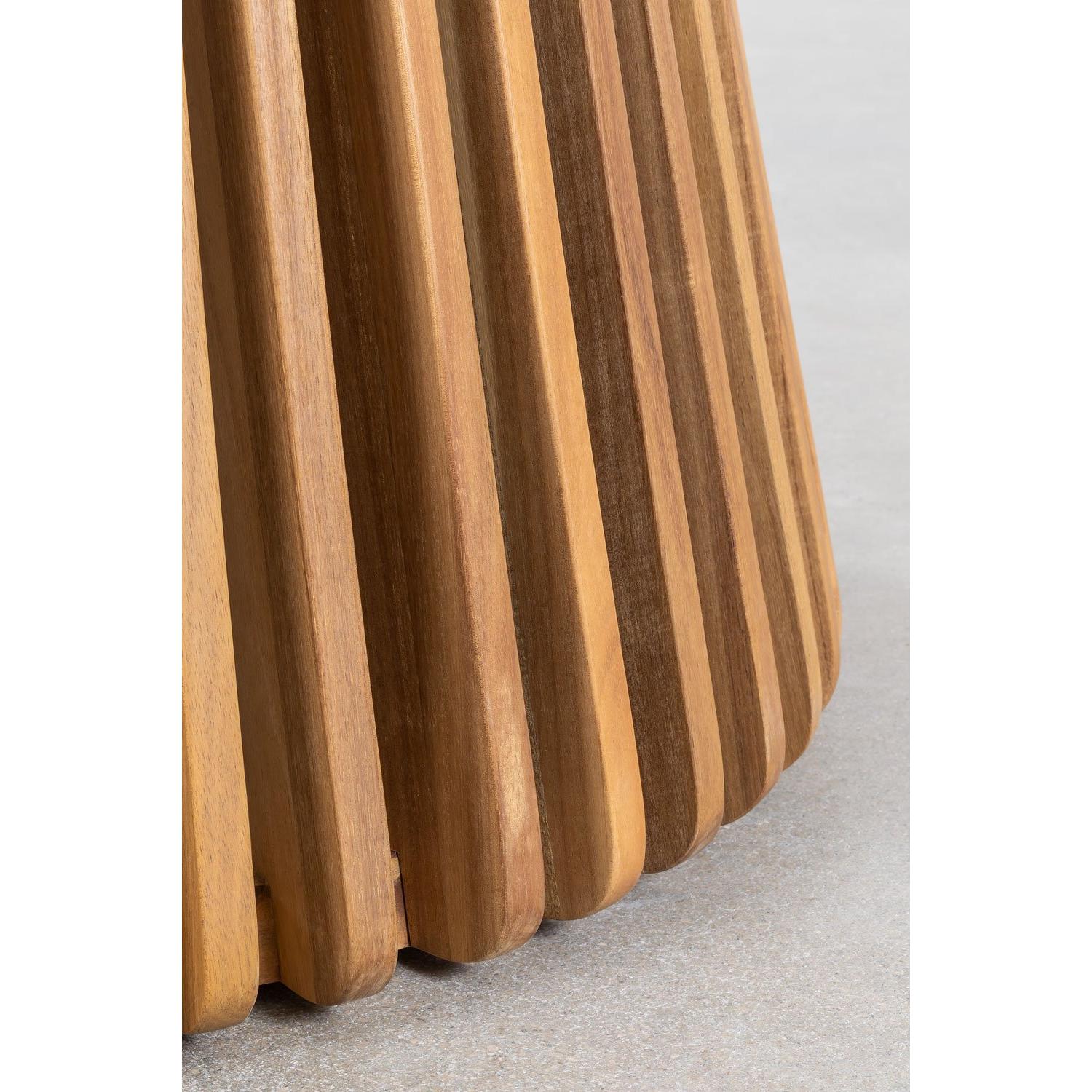 Lauko stalas MEKA, akacijos mediena, Ø120 cm