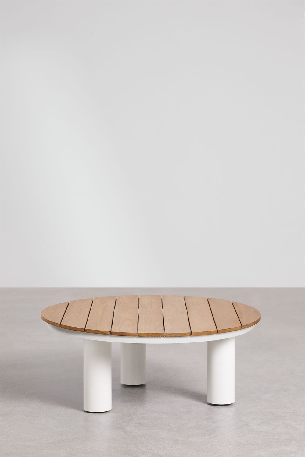 Round table APVALO Ø80, teak