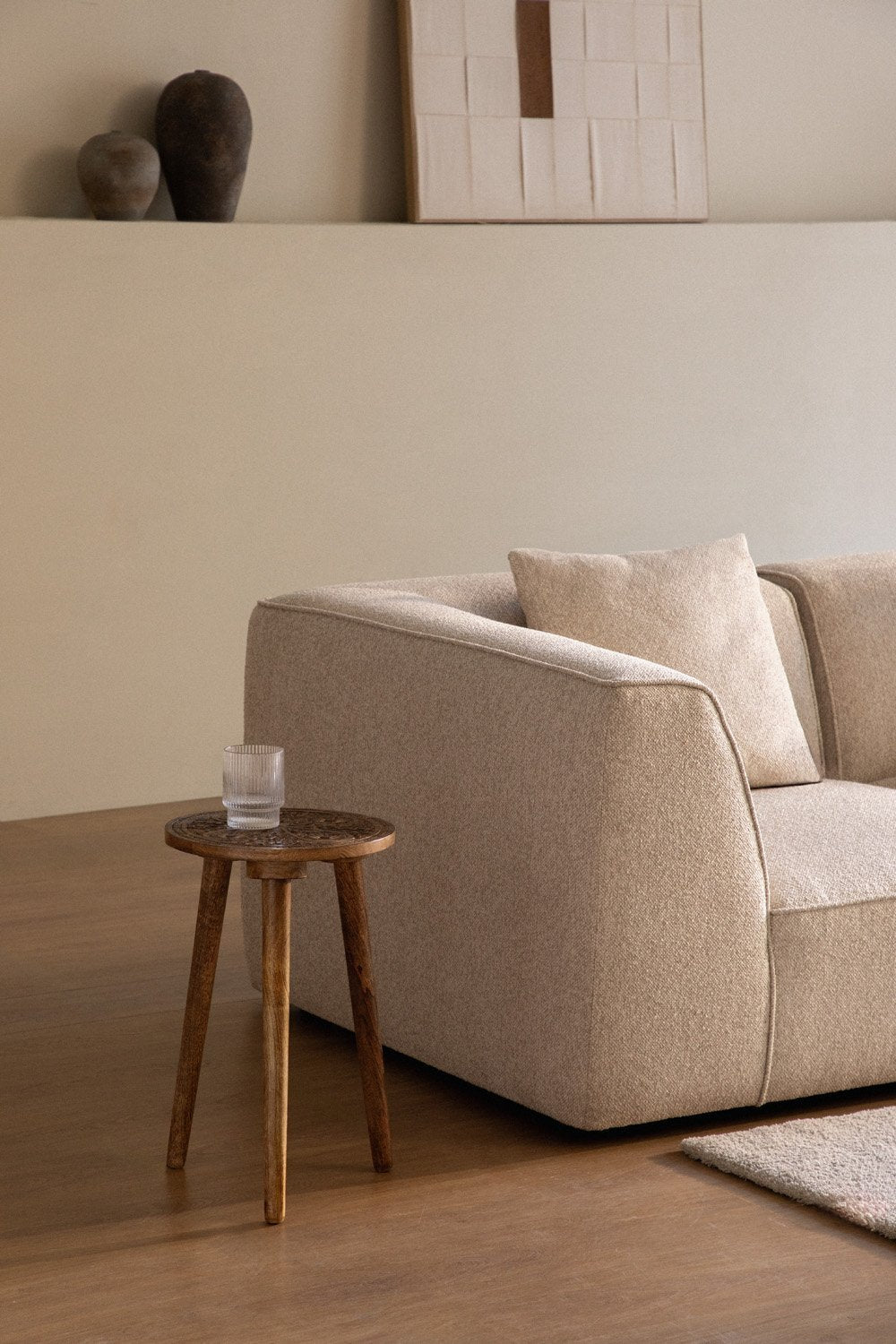 Šoninis staliukas NDANE, medinis