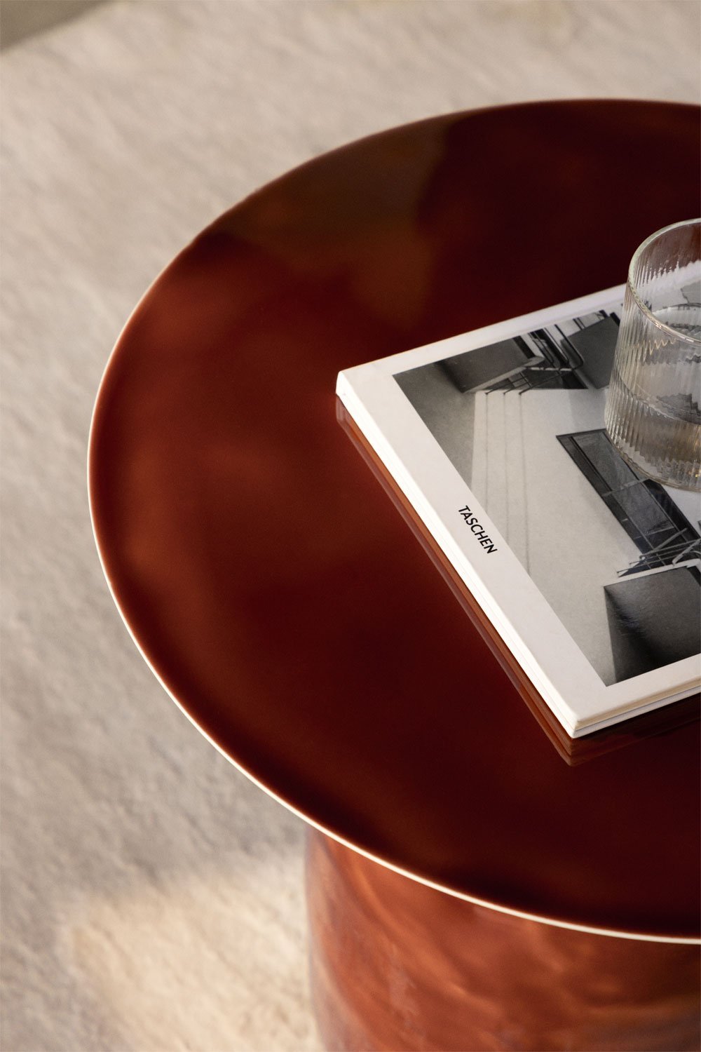 Apvalus šoninis staliukas TINVU