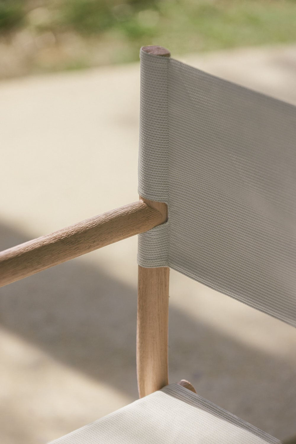 Director's Chair AKORAS, light acacia brown
