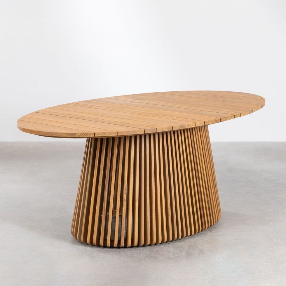 Lauko stalas MEKA, akacijos mediena, 200x110 cm
