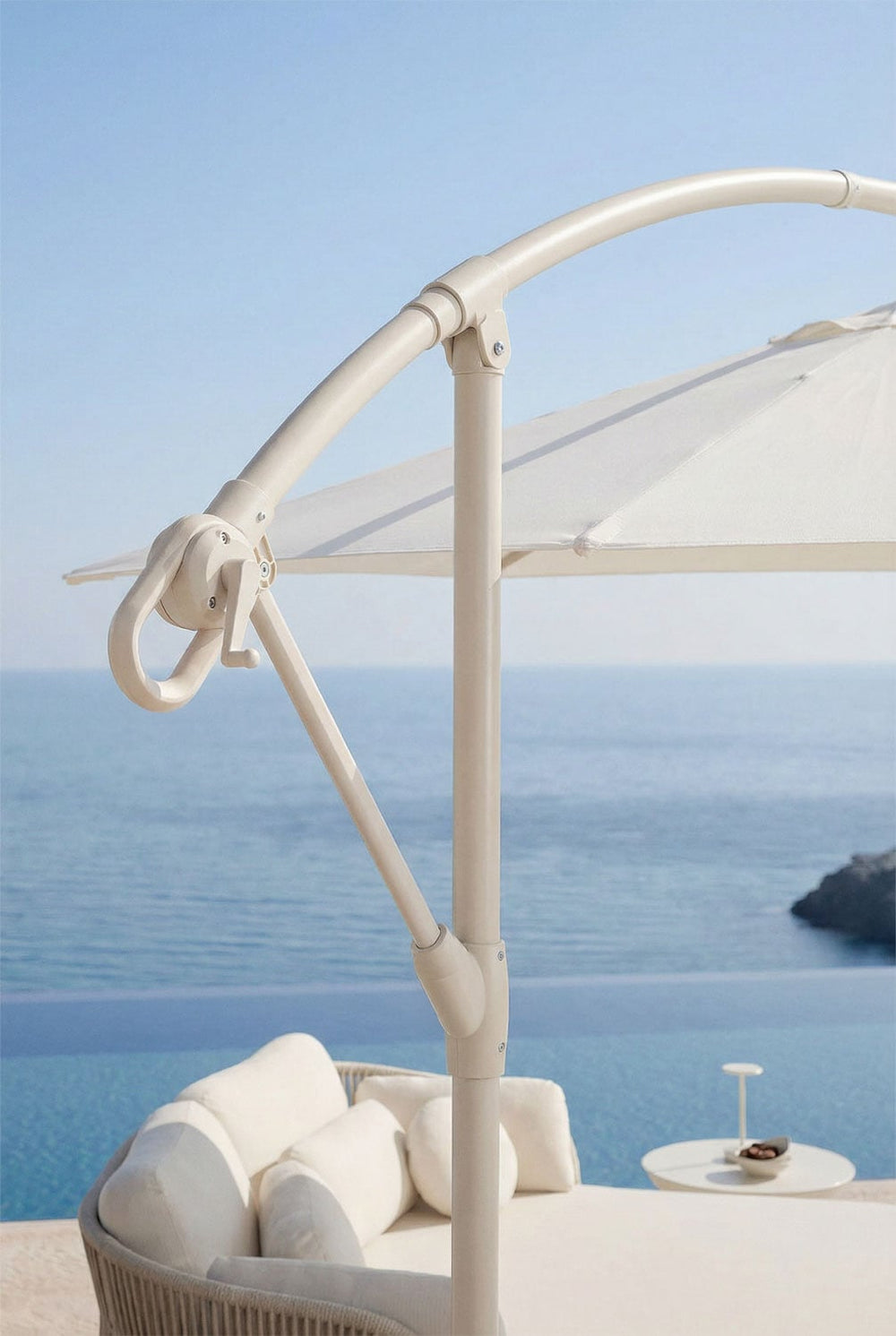 Outdoor Umbrella SASIMPLO, white