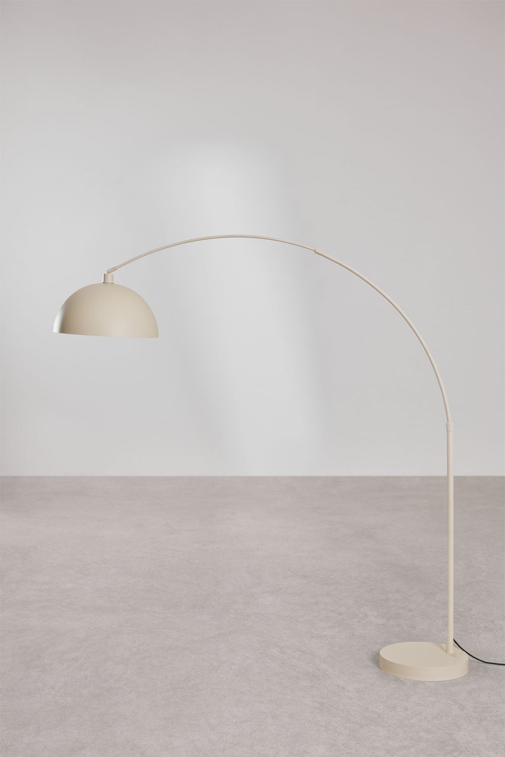 Outdoor floor lamp LANTIS, cream