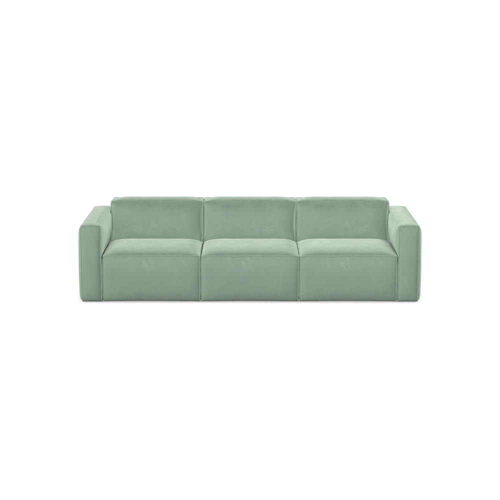 SLAY 3 vietų sofa, PISTACHIO spalva