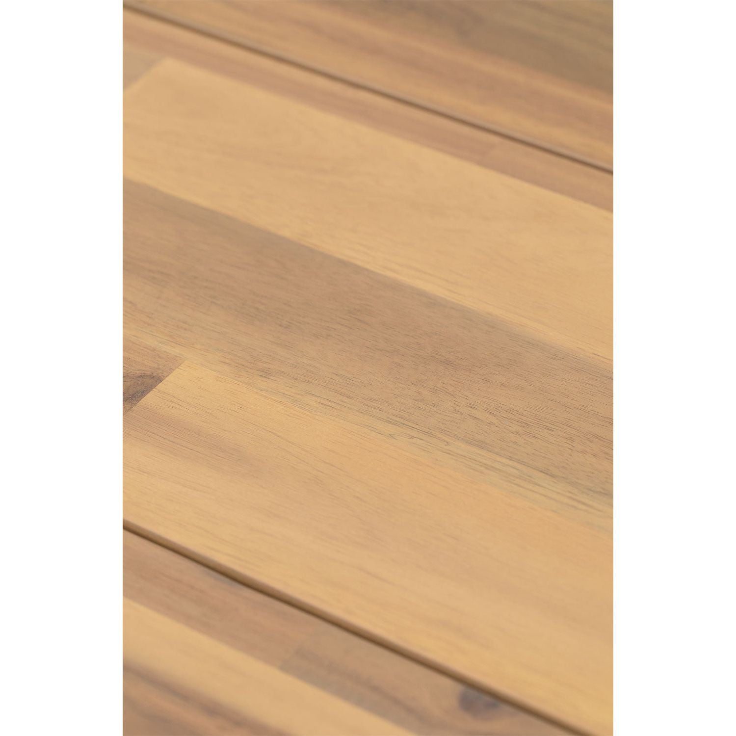 Lauko stalas MONICA, akacijos mediena, baltos kojos, 160x90 cm