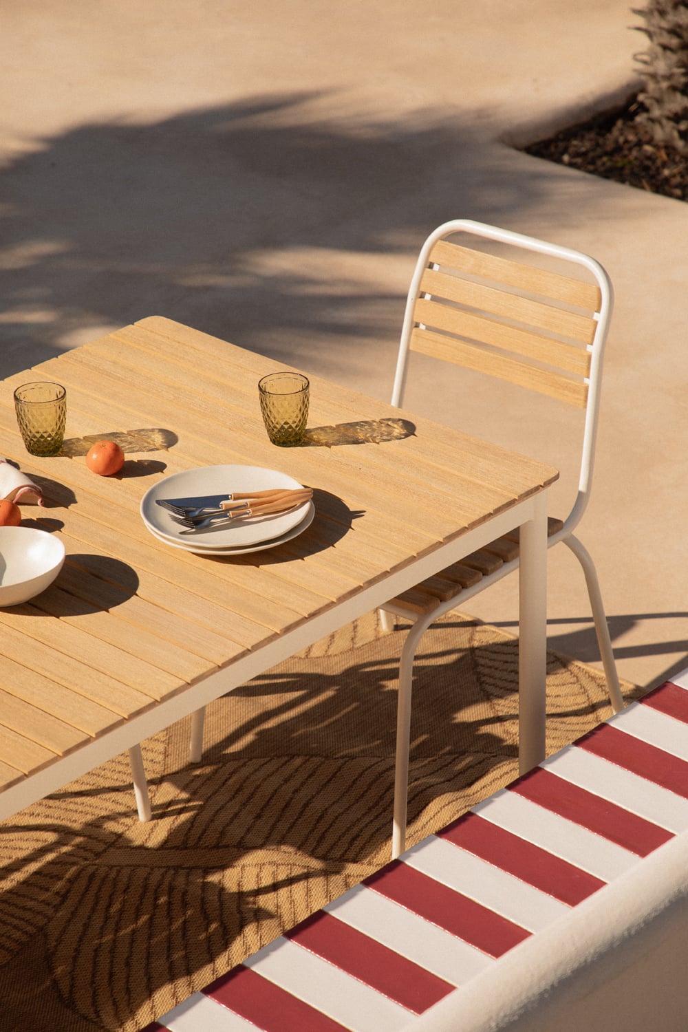Outdoor table MARCO, Gardenia white