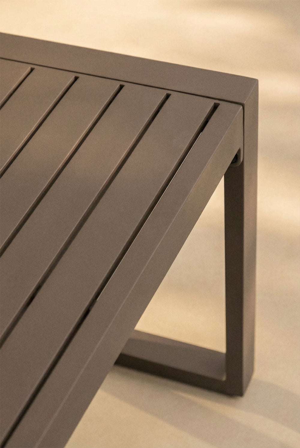 Coffee table ALCANTO, chocolate