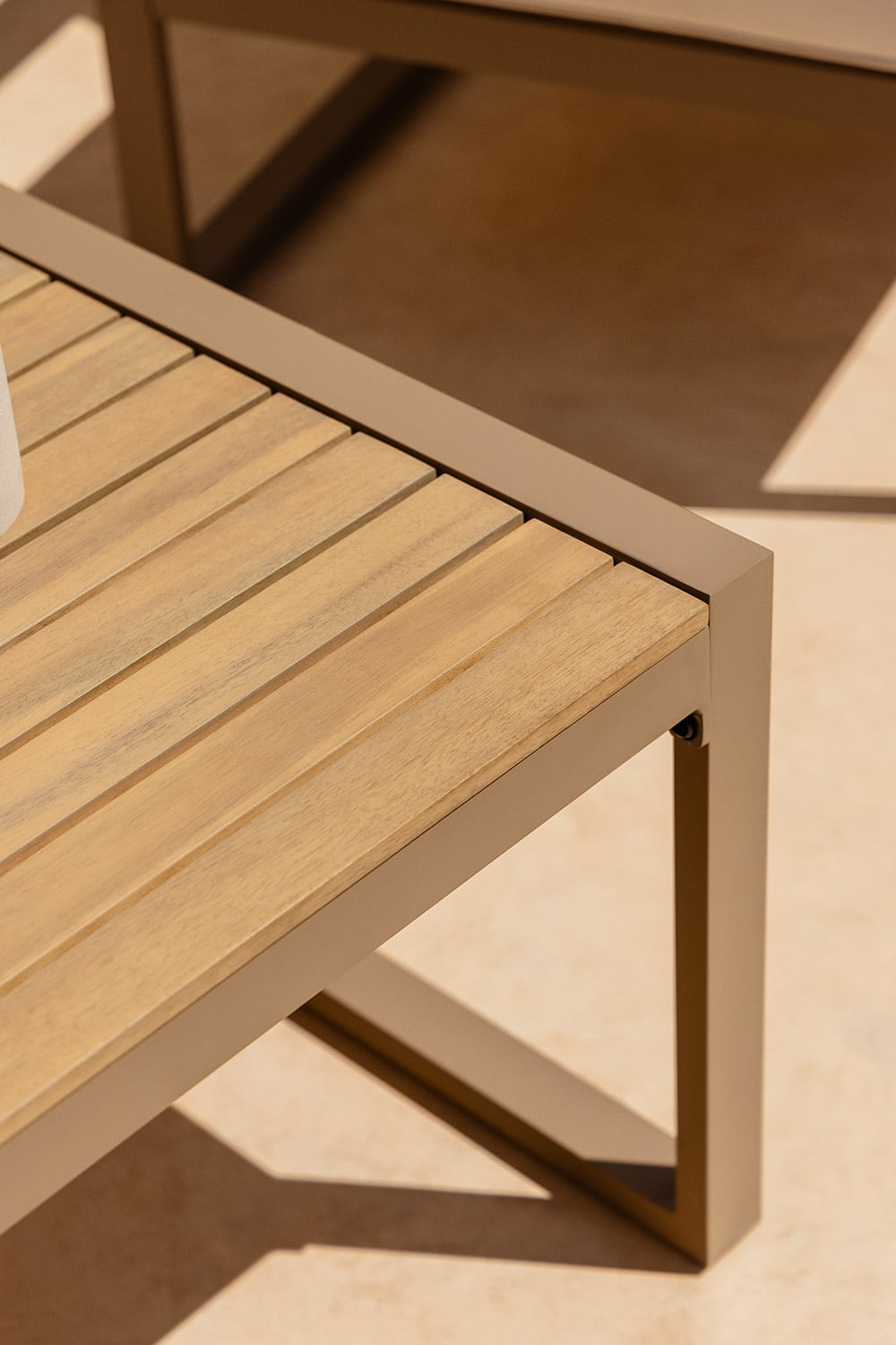 Coffee table ALCANTO, mocha brown