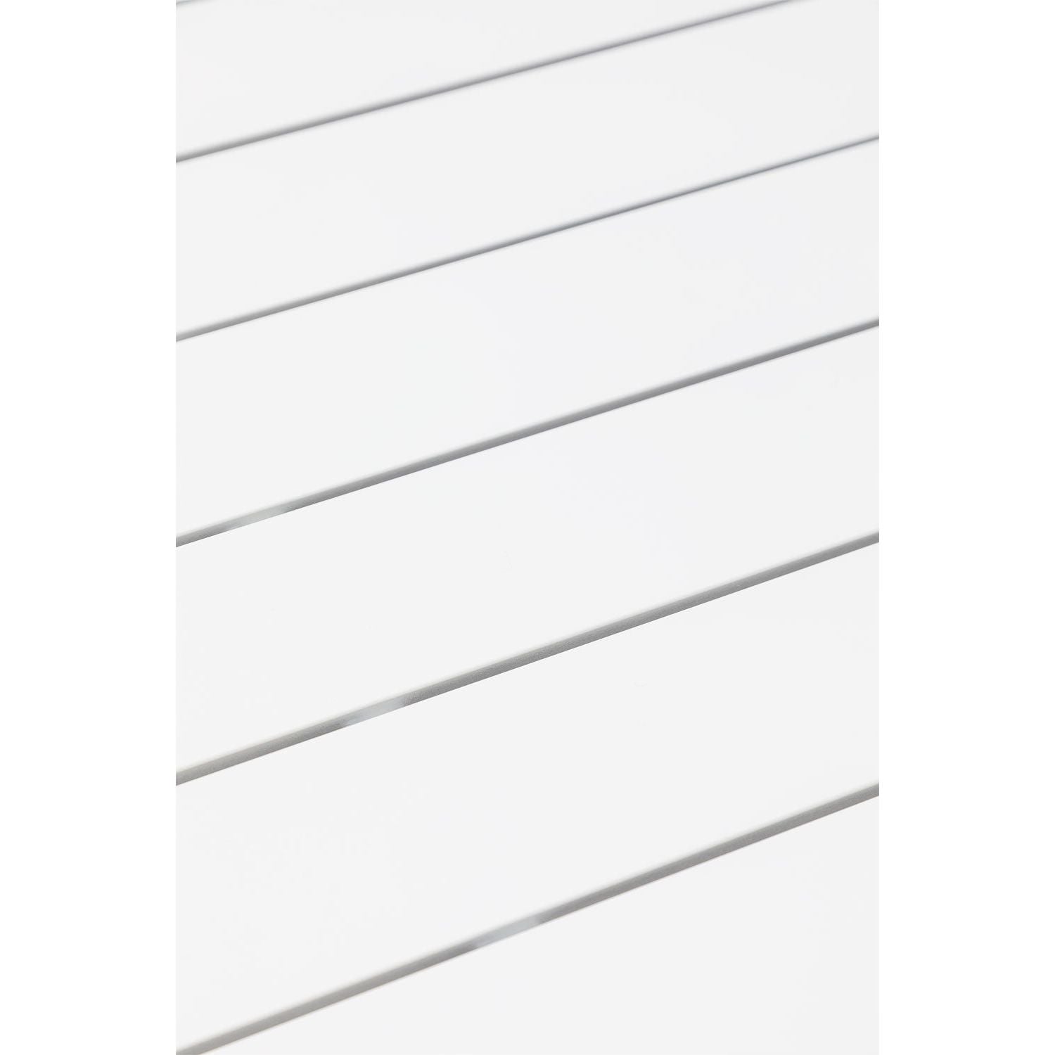 Lauko stalas SMURF, prailginamas, aliuminis, balta spalva, 180-240x100 cm