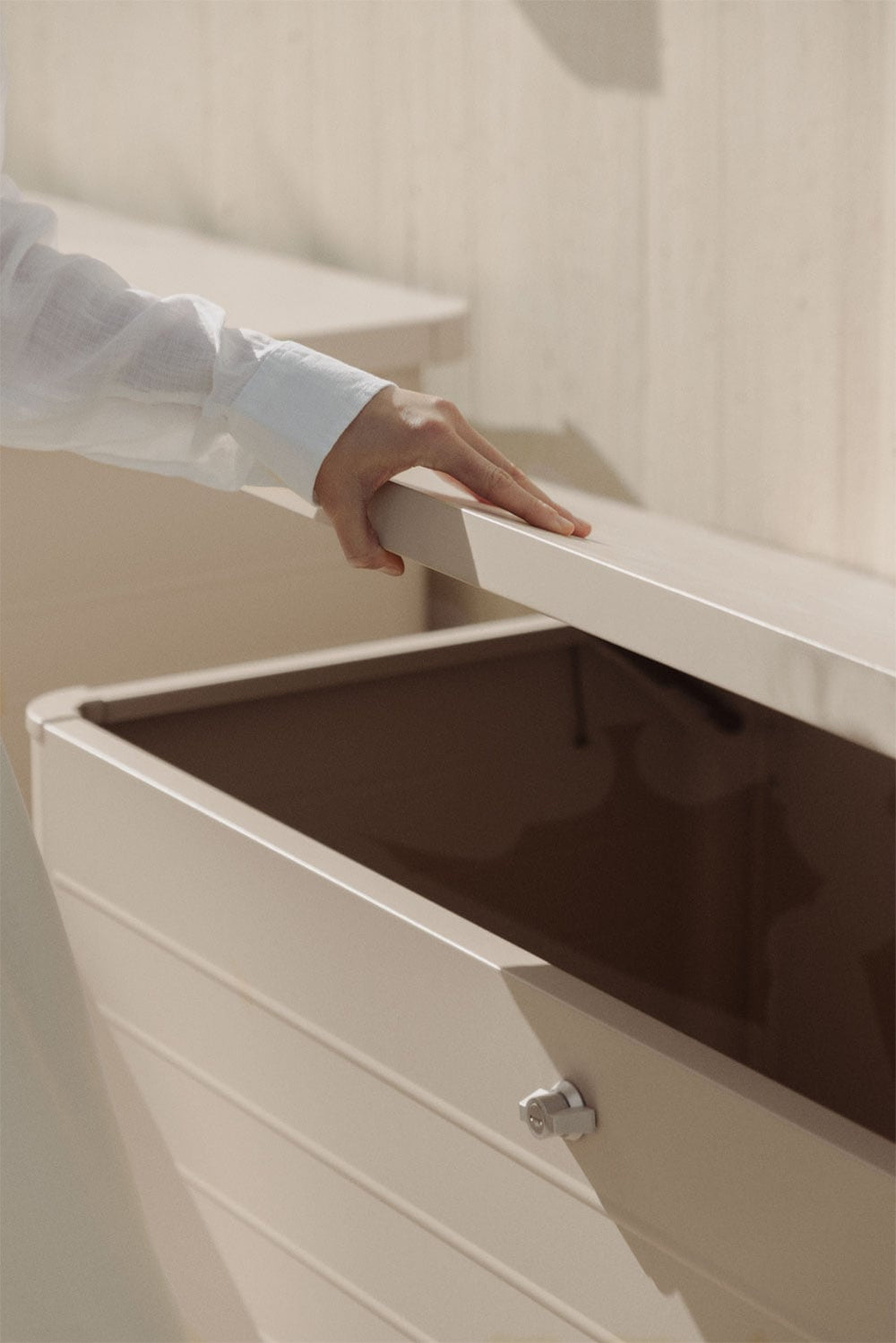 Daiktadėžė ARKIVO, kreminė (1 var.)