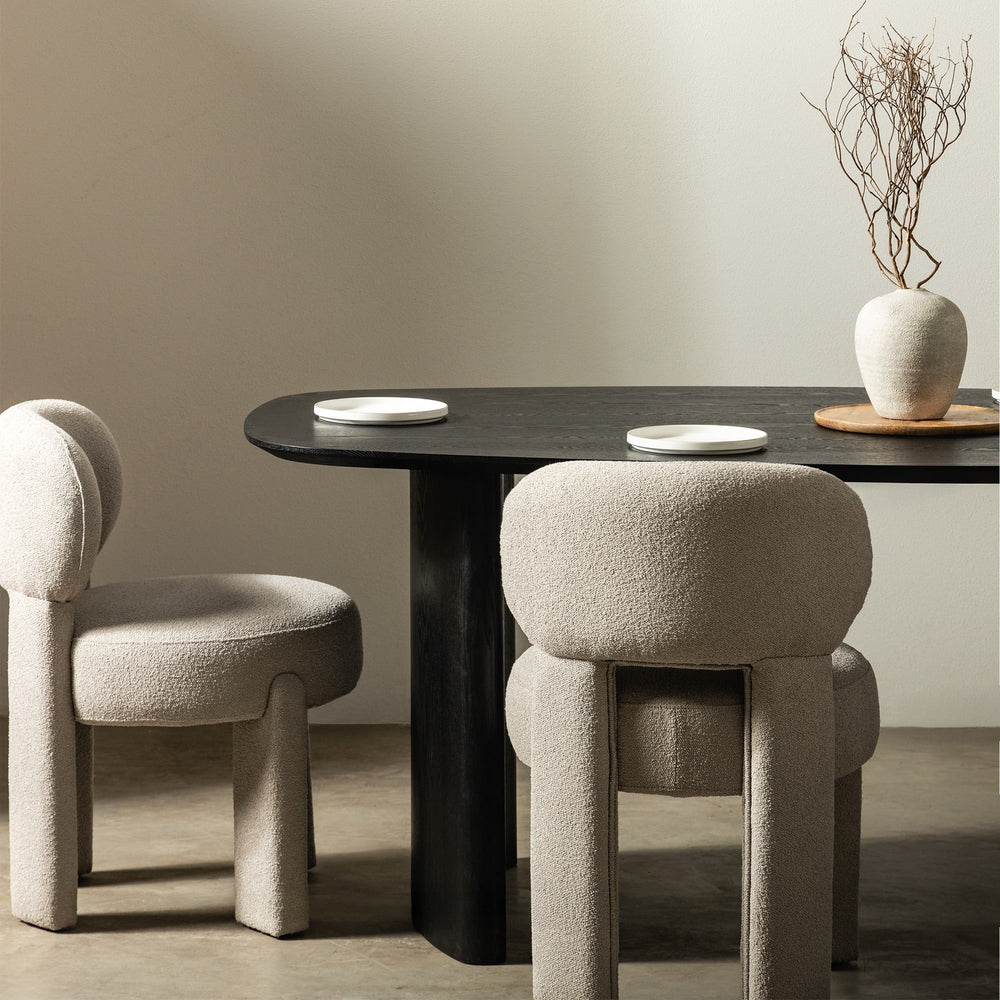 PATINE oval dining table, ash, 200 cm