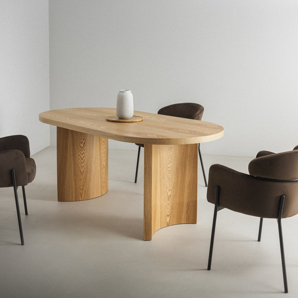 ROCHET Oval Ash Dining Table