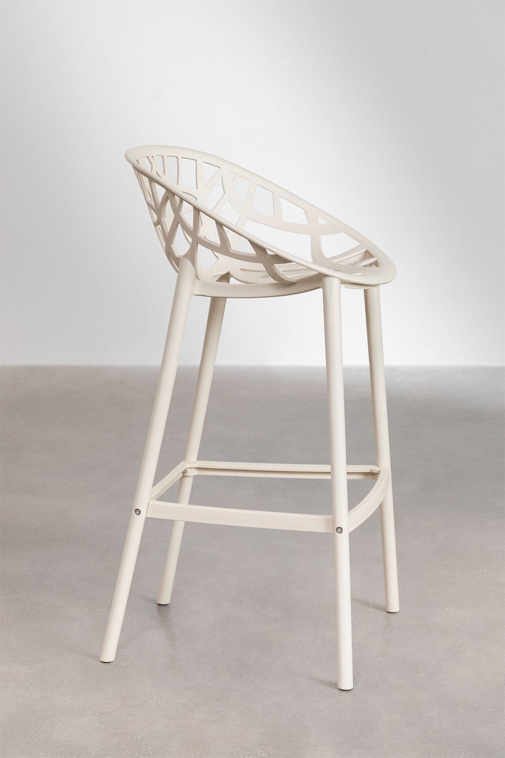 Bāra krēsls MEKANO, krēmkrāsas, 75 cm