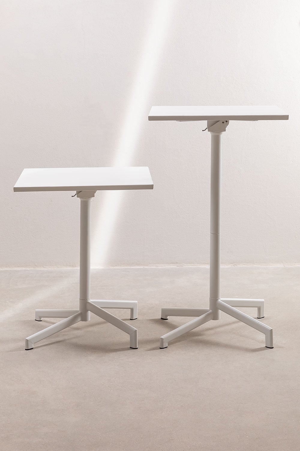 Alto square bar table, white