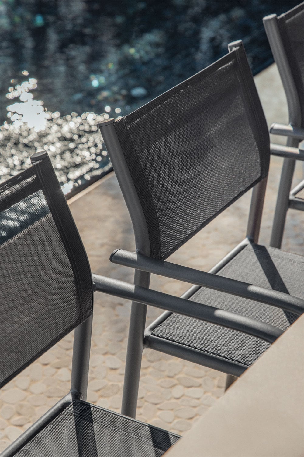 Outdoor chair NOKTO, graphite grey