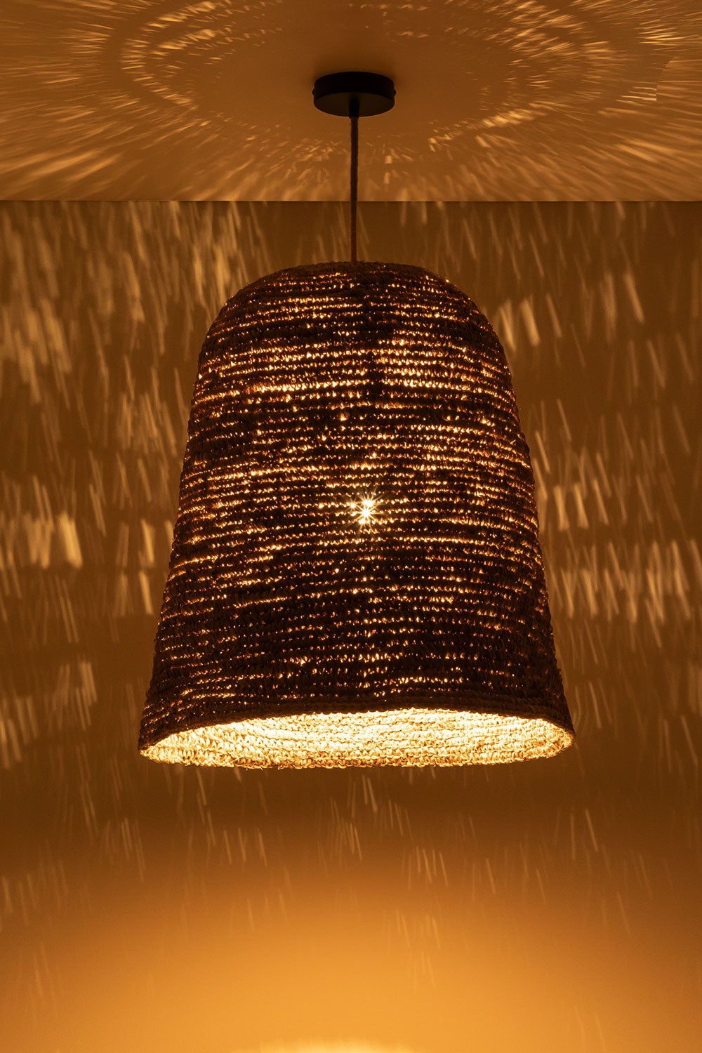 Sisal light, sisal, honey and black, 60 cm
