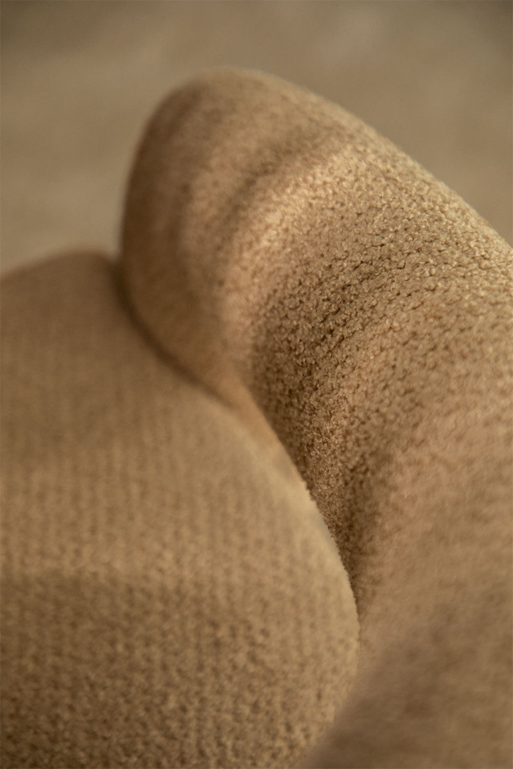Dining chair GRECA, bouclé, beige