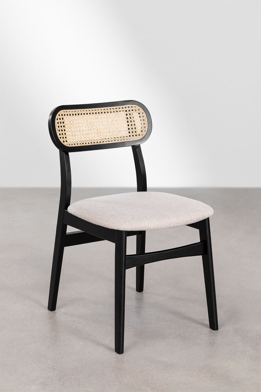 Dining chair LEIVE, black color