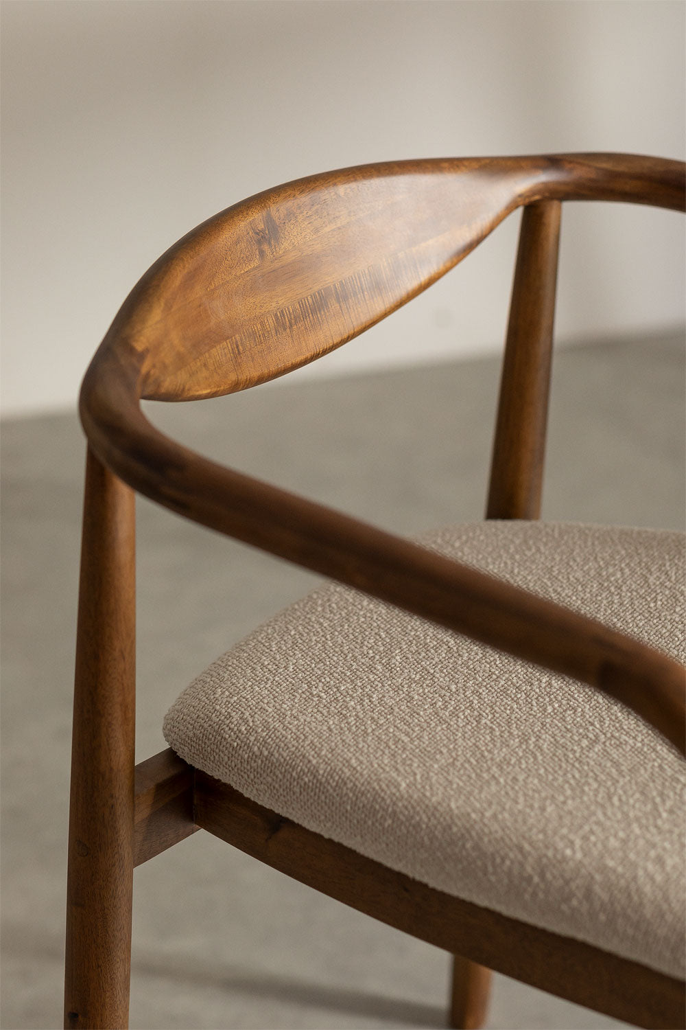Dining chair MALLORY, acacia wood
