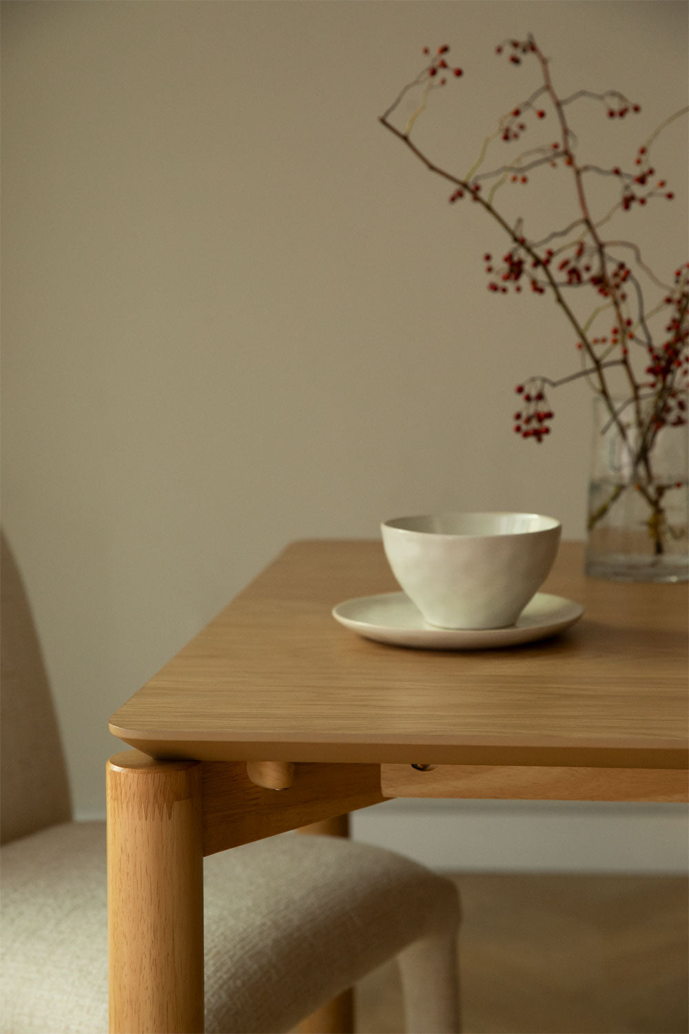 Dining table MODEL, 150x90 cm, oak color