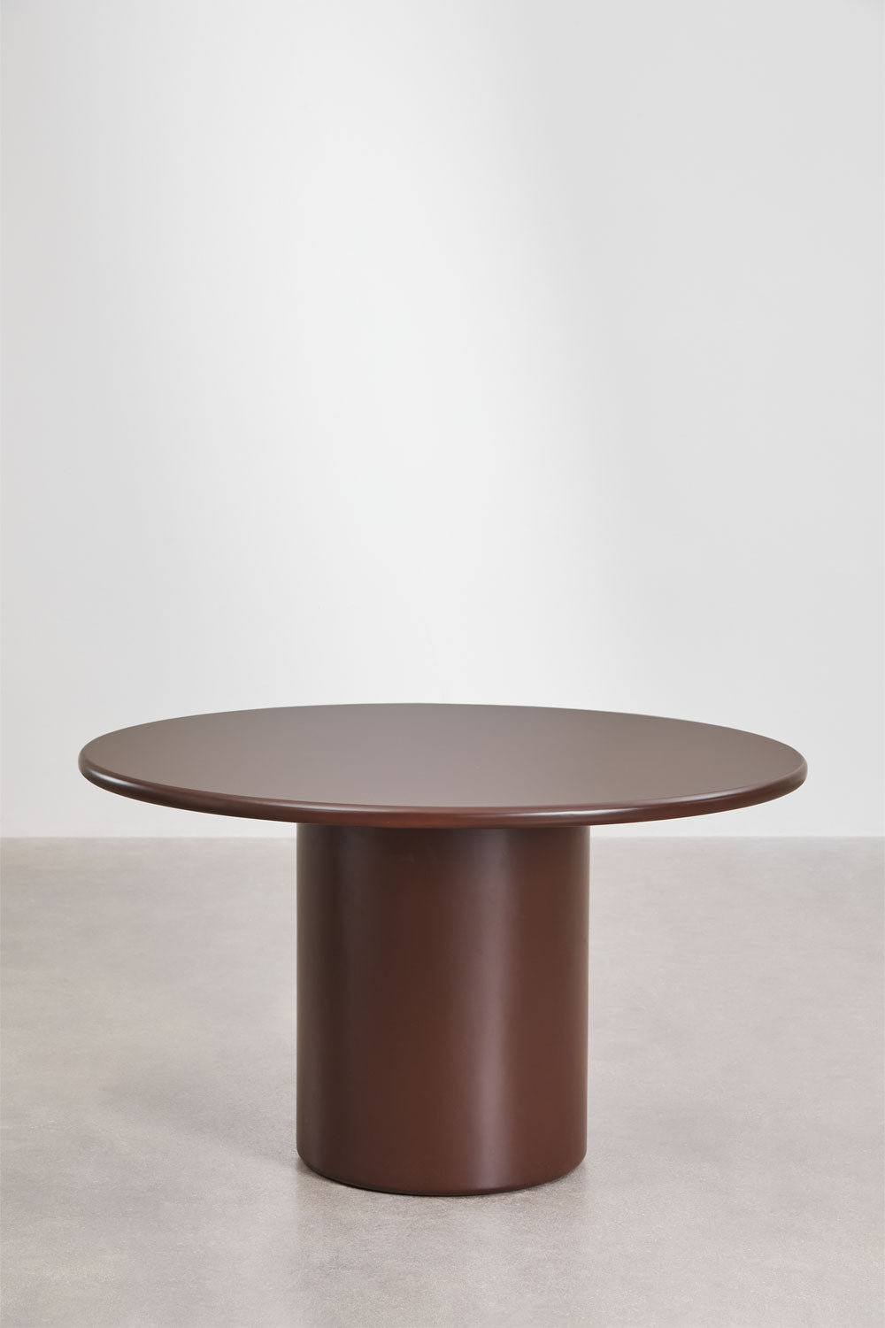 Dining table REDO, brown Ø130 cm